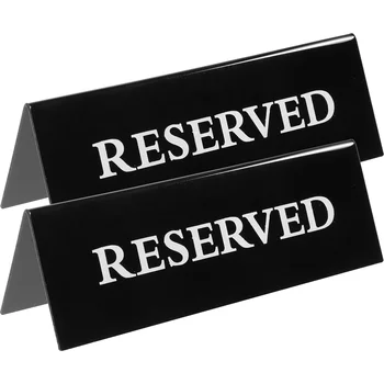 Запазени стикери Маса за сигнализация, Акрилни Резервация Сватбена Картичка Място за сядане Палатка Стол за ресторант Името на госта Маса за конференции