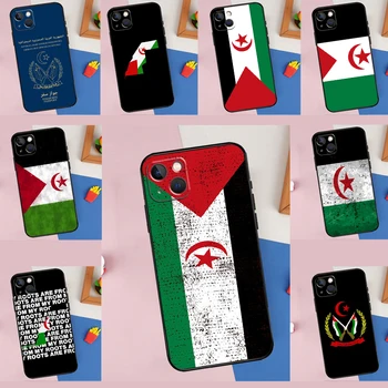 Калъф с флага на Западна Сахара за iPhone 12 11 14 15 13 Pro Max XS X XR SE 2020 г. 8 7 Plus 13 12 Mini Cover Funda