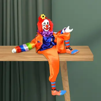 Кукла-клоун, играчка-клоун, кукла, Порцелан модел клоун за украса на масата, подарък