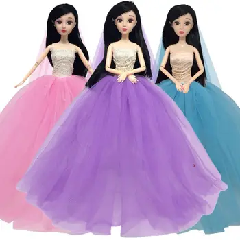 Модна кукла Сватбена рокля Висококачествени ежедневни облекла Облекла-ръчно изработени Аксесоари 2023 най-Новите Дрехи принцеси за момичета от 30 см Кукла