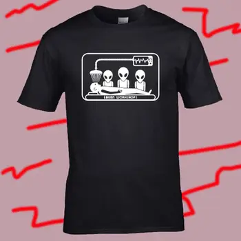 Мъжка черна тениска с логото на Alien Workshop, размер S-5XL