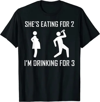 Мъжки дизайн Тя е Eating Чудесен подарък Години в памучна Тениска Мъжки Ежедневни Ризи с къс ръкав Върховете на Директна доставка