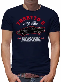 Мъжки нова тениска с къс ръкав Tlm Toretto Garage Herren, създайте своя собствена тениска, памучни мъжки тениски, класически.