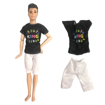 Официален NK, 1 комплект модерен кукольной дрехи, аксесоари Ken, 30 см, блузи, панталони за любим човек, Барби е най-Добрият подарък за рожден ден