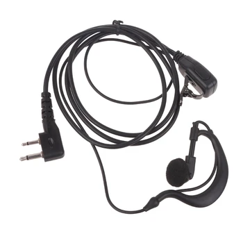 Професионални слушалки-втулки за двустранните радиостанции Ясна Предаване на звук и лекота на използване за IC-V8, V80, V80E, V82, V85 Dropship