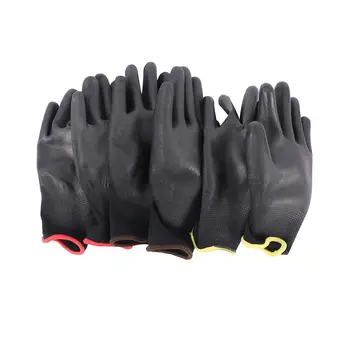 ПУ 6 двойки защитни ръкавици за работни места с покритие Grip Строителите, предпазни работни ръкавици, градински принадлежности