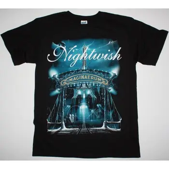 Реколта тениска Imaginaerum Nightwish с къс ръкав, черна унисекс, S-5XL SY586
