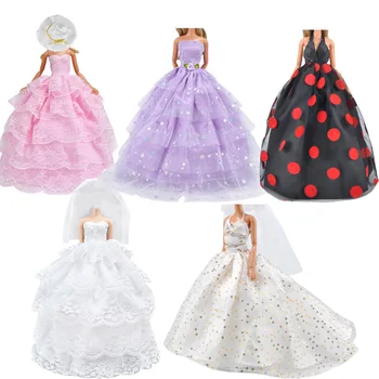 Сватба облекло за кукли 1/6, Модерно сватбена рокля, костюм, облекло, пола, за партита, стоп-моушън облекло за кукольной дрехи, аксесоари
