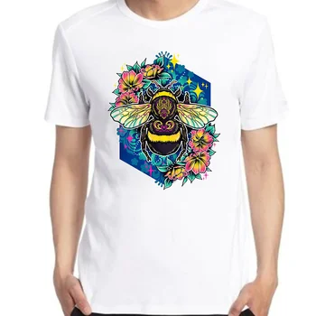 Стръмни модни тениски с изображение на пчела, тениска с изображение на привлекателен насекомите и пчелите за мъже, тениски с къс ръкав, летни мъжки дрехи