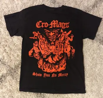 Тениска Cro-Mags Средна Твърдост, Агностик С Черен Флага Отпред, Мэдболл, Уморен От Всичко Това