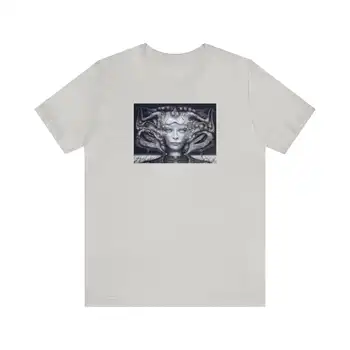 Тениска Giger Art, тениска Alien Art, тъмен фентъзи, научно-фантастично изкуство