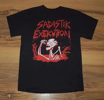 Тениска Sadistik Exekution 1986 г., тениска на рок-група от S до 5XL
