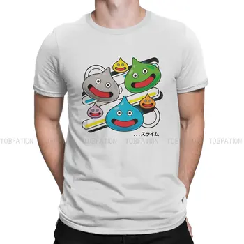 Тениска Slimes, която свири в хип-хоп играта Dragon Quest, творчески върхове, ежедневни тениска мъжка тениска, Специален подарък облекло
