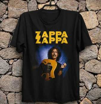 Фланелка с китара Франк Запа, риза,,!!!! Тениска с принтом. Коледен подарък
